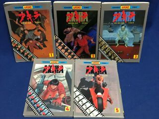 Akira Movie Japan Anime Comics Full Set 1 5 Complete Manga Otomo Katsuhiro