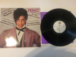 Prince ‎ – Controversy Vinyl Lp Album Uk Warner - K 56 950 1984 Unplayed