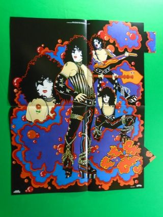 KISS - PAUL STANLEY / Japan CLEAR BLACK WAX Vinyl LP W/OBI & POSTER VIP - 6577 C45 3