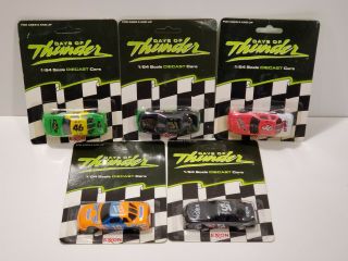 Days Of Thunder Exxon Promotion Set Of 5 1:64 Die - Cast Racing Champions