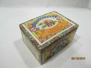 Vintager Collectible Tack Kee & Co. ,  Jasmine Tea Box - Tin Inside Paperboard