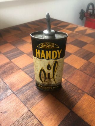 Amr Handy Oil Lead Top Tin Brooklyn Ny Oiler