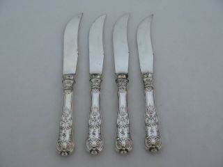 Set Of 4 Dominick & Haff Sterling Silver King 