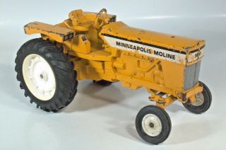Vintage Ertl Minneapolis Moline G1000 Tractor 10 " Diecast Scale Model White Rims