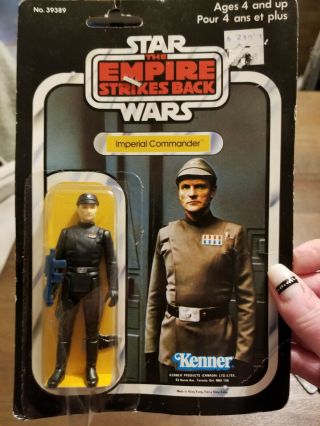 Vintage Star Wars 1980 Imperial Commander Package Factory