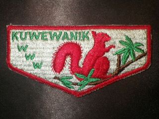 Lodge 57 Kuwewanik S1 Order Of The Arrow (oa) Bsa Boy Scouts Flap