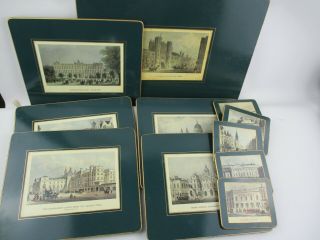 Set Of Vintage Lady Clare Place Mats,  Table Centre & Coasters