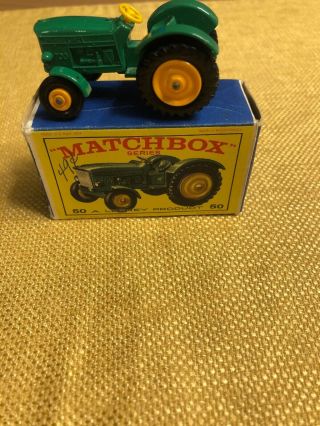 Matchbox Lesney John Deere - Lanz Tractor No.  50 2
