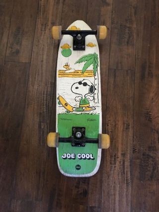 1971 Vintage Old School Nash Skateboard Peanuts Joe Cool Snoopy Woodstock