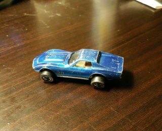 1968 Custom Corvette Redline Hot Wheel Blue