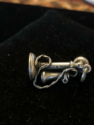 James Avery Old Fashioned Telephone Candlestick Charm Sterling Silver Bracelet 3