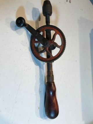 Old Vintage Woodworking Tools Millers Falls Hand Drill