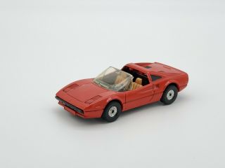 Vintage Corgi Toys 1985 Red Ferrari 308 Gts Sport Cars 1:43 Magnum Pi Diecast