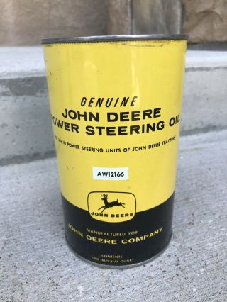 Vintage John Deere Oil Can Advertising John Deere
