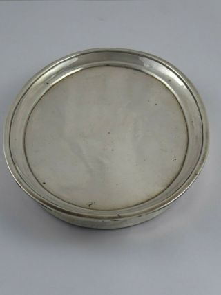 SMART ANTIQUE GEORGIAN SOLID STERLING SILVER TEAPOT STAND COASTER LONDON 1805 3