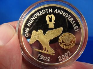 Owen Magic Supreme 100th Anniversary Silver and Gold Coin,  2002 issue 2