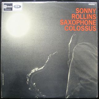 Sonny Rollins Saxophone Colossus Uk Stateside Lp Sl 10164 Mono ♫