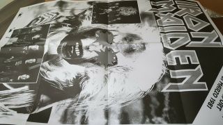 iron maiden - the axe falls on holland - 2 x lp ',  poster - black vinyl 2