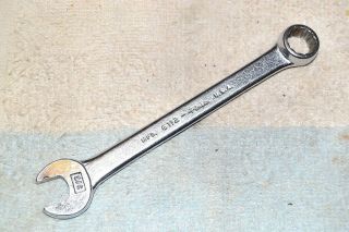 Fleet 6112 Combination Wrench 3/8 Inch 12 Point Quality Vintage Usa Tool