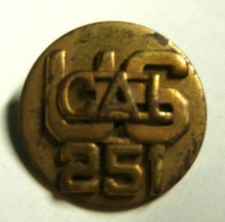 1930s / Ww2 Collar Disk - California 251st Regiment - Meyer Metal - Sb