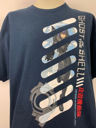Anime Motoko Ghost In The Shell Stand Alone Complex T Shirt Vintage Mens Xxl 2xl