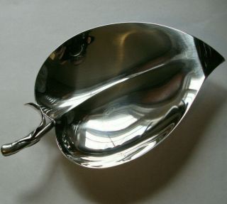 Tiffany & Co.  Sterling Silver Leaf Form Footed Dish 115 Grams,  Price