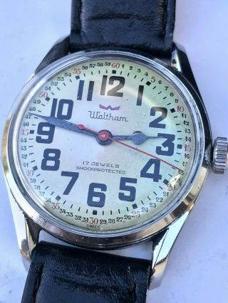 Vintage Waltham 17 Jewel Gents Watch From The 1960 