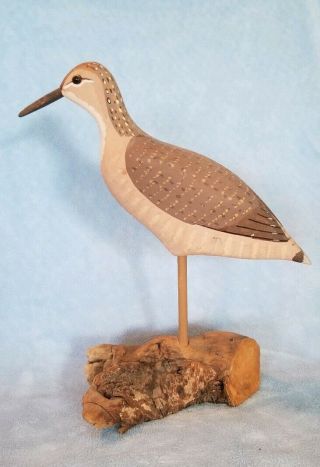 W L Gable Hand Carved Wooden Shore Bird Decoy Lancaster County Pa.