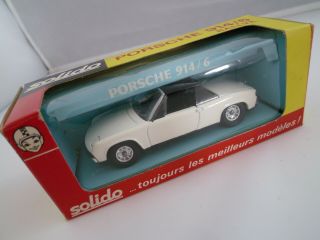 Vintage Solido Vw Porsche 914/6 Rallye Issued 1970s