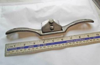 Vintage No:51 Curved Sole Cast Iron Spokeshave Foreign (german?) Old Tool