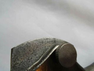 Vintage No:51 Curved Sole Cast Iron Spokeshave FOREIGN (German?) Old Tool 3
