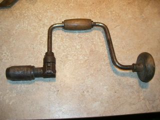 Antique Tool Stanley No.  965 10 Inch Bit Brace Hand Drill