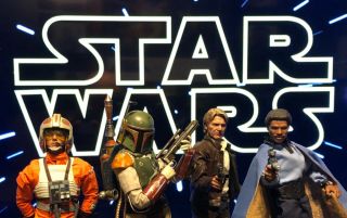 Star Wars Hot Toys Luke Skywalker,  Han Solo,  Boba Fett,  Lando Calrissian