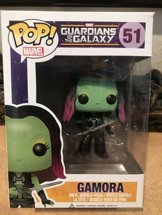 Funko Pop Marvel Gamora 51 From Guardians Of The Galaxy