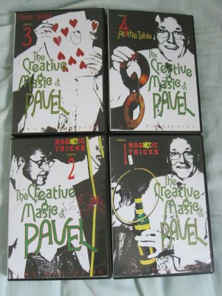 The Creative Magic Of Pavel Magic Tricks Conjuring 4 Dvd 