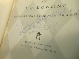 Harry Potter and the Goblet of Fire - American 1st Edition Signed J K Rowling 3