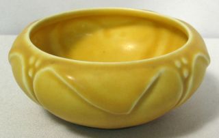 Vintage Rookwood Arts & Crafts Pottery Flower Bowl Yellow Small Xxvii 2099