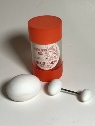 Scarce Vintage Magicians Diminishing Egg By House Of Fakini Magic Trick