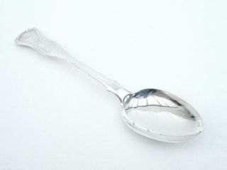 Solid Silver Dessert Spoon,  Sterling,  Scottish,  Antique,  Hallmarked Glasgow 1863