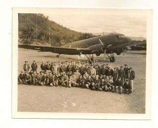 Wwii Photo: Jungle Skippers,  317th Troop Carrier Group.  Nose Art W/flight Crew