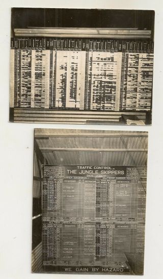 Wwii Photo: Jungle Skippers,  317th Troop Carrier Group.  Traffic Control Boards