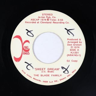 70s Soul Funk 45 - Blade Family - Sweet Dream/my Baby 
