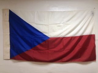 1984 Olympics Vintage Flag Los Angeles California Czech Republic Czechoslovakia