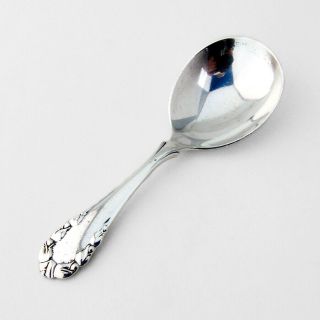 Lily Of The Valley Tea Caddy Spoon Sterling Silver Georg Jensen