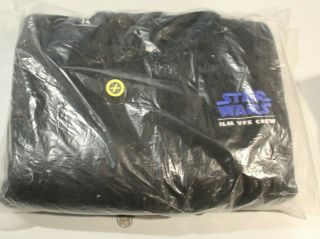 Rare Star Wars Episode I The Phantom Menace Ilm Vfx Crew Jacket Size Xl