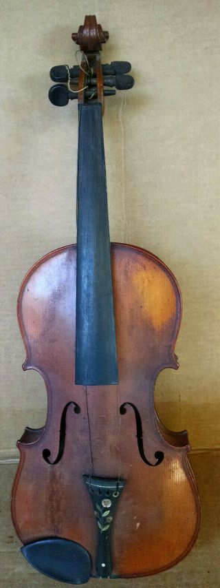 Vintage Nicolaus Amatus Germany 4/4 Violin W/tiger Stripes