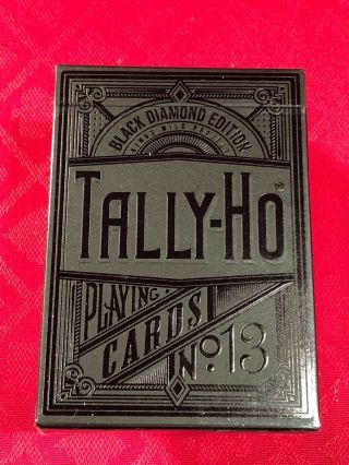 Tally - Ho No.  13 - Black Diamond Edition Playing Cards By Kings Wild Project