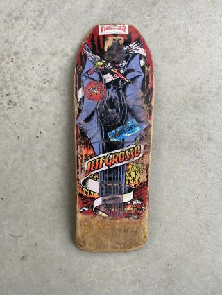Santa Cruz Jeff Grosso Demon Og Vintage 80s Skateboard Deck