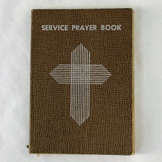 1945 Ww2 Us Military Issued Soldiers Service Prayer Book With Prayer Card