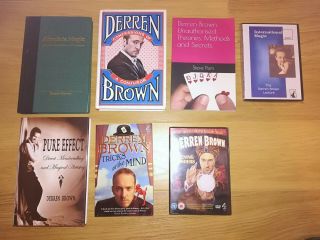 Derren Brown Pure Effect (hand Signed) & Absolute Magic,  Ultimate Combo